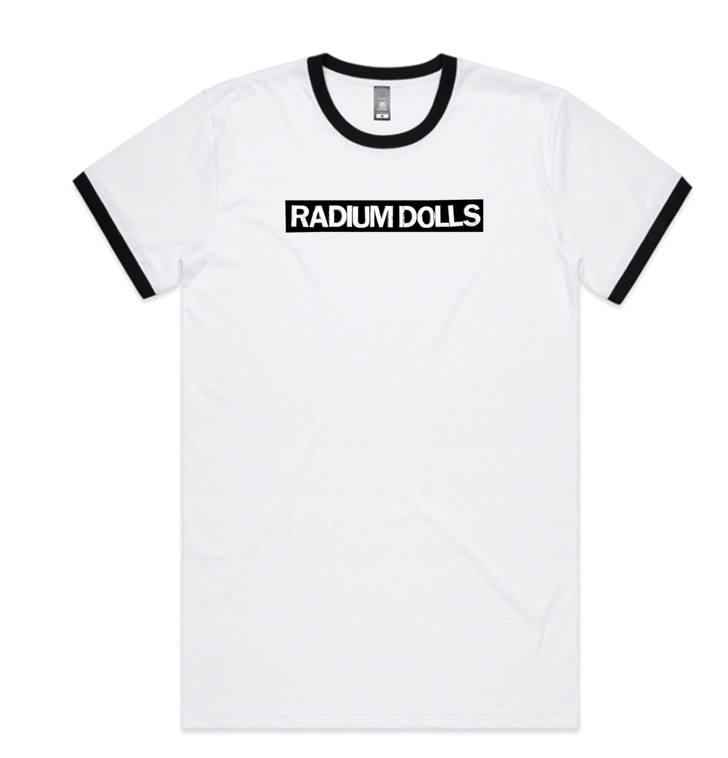 RADIUM DOLLS Ringer Tee - White