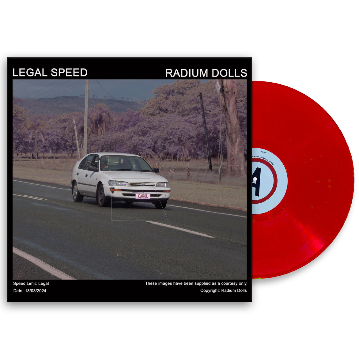 RADIUM DOLLS LEGAL SPEED VINYL - RED limited edition
